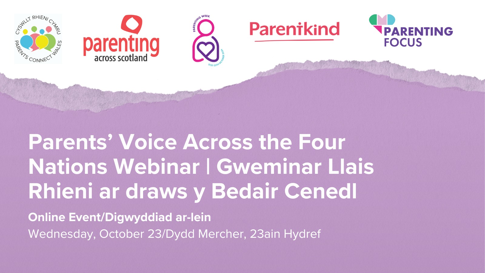 Parents’ Voice Across the Four Nations Webinar - image 1